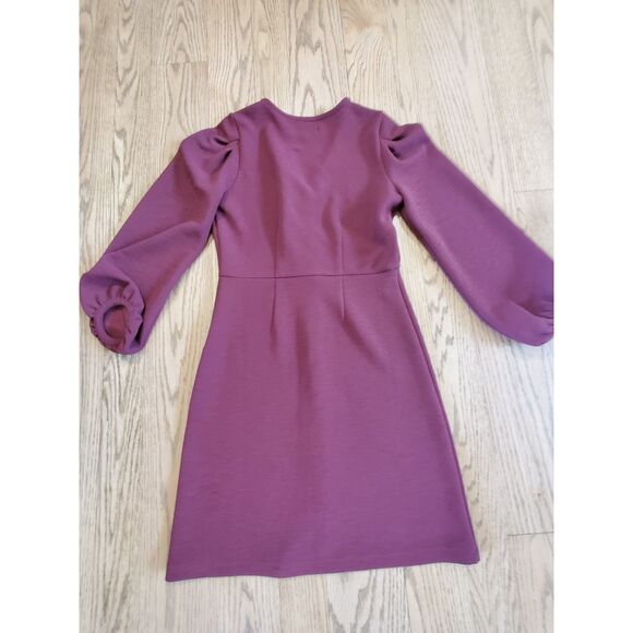 Madewell Texture & Thread Womens XS Crepe Balloon-Sleeve Dress VGUC - Picture 3 of 12